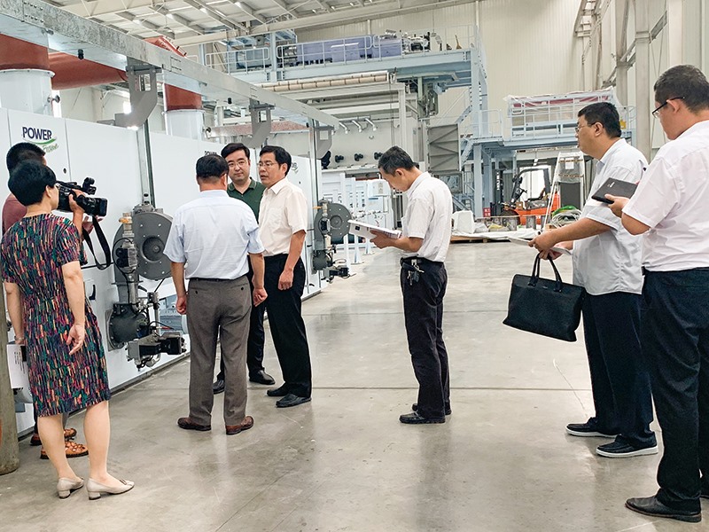 德州市運河區黨工委副書記、管委會副主任楊洪利到廠指導